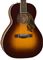 Fender Paramount PS-220E Parlor Acoustic Electric 3-Tone Sunburst wCase Body Angled View